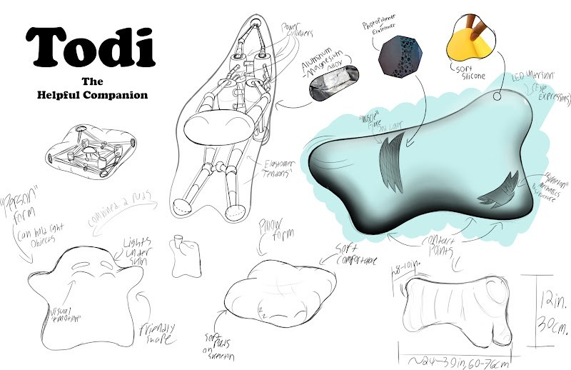 Todi Concept Sketches by Reece Tucker